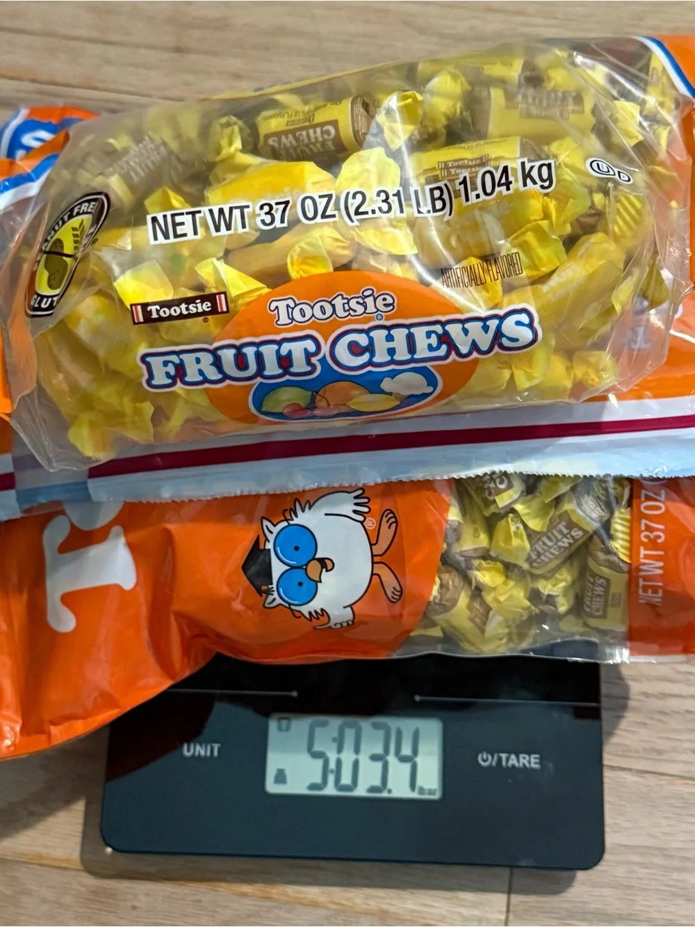 Tootsie Roll Fruit Chews - Yellow (Lemon)